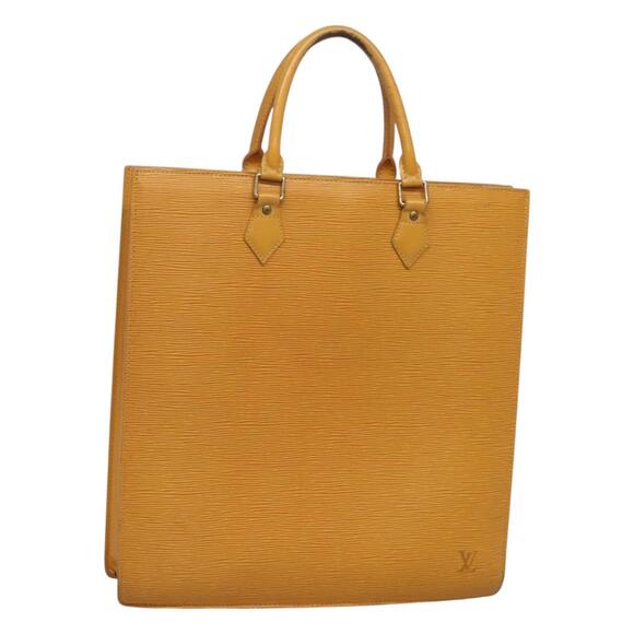 LOUIS VUITTON Epi Sac Plat Hand Bag Yellow M52079 - Picture 1 of 16